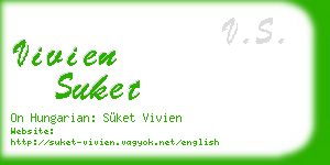 vivien suket business card